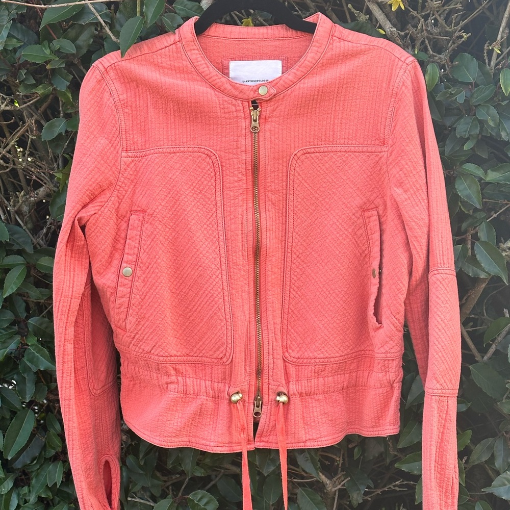 Anthropologie Cotton Easy Throw-On Jacket